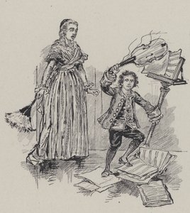 German Composer Ludwig van Beethoven as a Child by French School